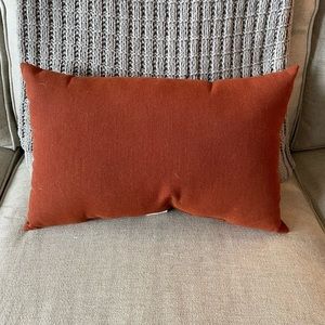 New Burnt Red Decorative Pillow